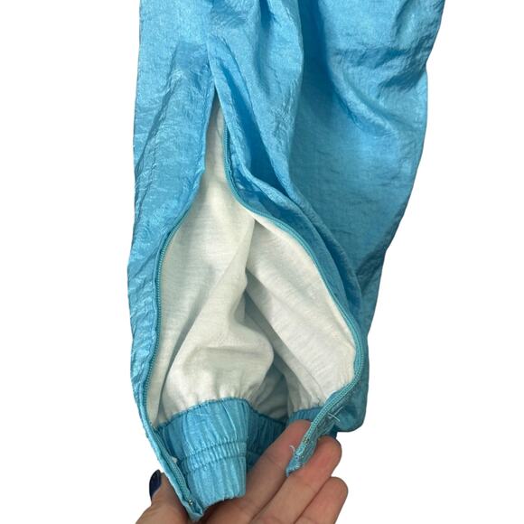 Vintage PUMA Swish Blue Lined Windsuit Jacket & Pants Women's Large - Picture 10 of 13